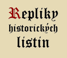 Repliky historických listin